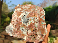 Natural Drusy Quartz Coated Chrysocolla In Dolomite  x 1 From Likasi, Congo - Toprock Gemstones and Minerals 