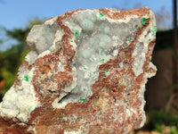 Natural Drusy Quartz Coated Chrysocolla In Dolomite  x 1 From Likasi, Congo - Toprock Gemstones and Minerals 