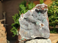 Natural Drusy Quartz Coated Chrysocolla In Dolomite  x 1 From Likasi, Congo - Toprock Gemstones and Minerals 