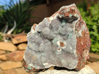 Natural Drusy Quartz Coated Chrysocolla In Dolomite  x 1 From Likasi, Congo - Toprock Gemstones and Minerals 