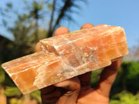 Natural New Sunset Orange Calcite Specimens  x 12 From Spitzkop, Namibia - Toprock Gemstones and Minerals 