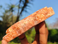 Natural New Sunset Orange Calcite Specimens  x 12 From Spitzkop, Namibia - Toprock Gemstones and Minerals 