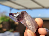 Natural Window Amethyst Quartz Crystals  x 12 From Chiredzi, Zimbabwe - Toprock Gemstones and Minerals 