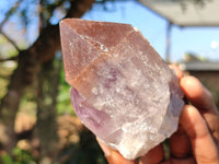 Natural Single Jacaranda Amethyst Crystals  x 12 From Zambia - Toprock Gemstones and Minerals 