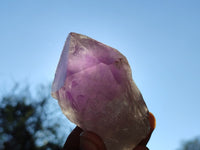 Natural Single Jacaranda Amethyst Crystals  x 12 From Zambia - Toprock Gemstones and Minerals 