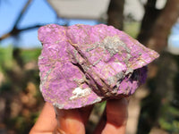 Natural Metallic Purpurite Cobbed Specimens  x 12 From Erongo, Namibia - Toprock Gemstones and Minerals 