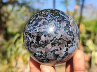 Polished Merlinite Gabbro Spheres  x 3 From Madagascar - Toprock Gemstones and Minerals 