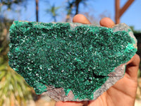 Natural Micro Botryoidal Crystalline Malachite Specimens  x 4 From Congo - Toprock Gemstones and Minerals 