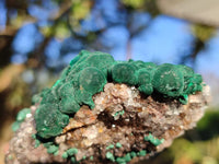 Natural Rare Ball Malachite On Drusi Quartz & Dolomite Matrix  x 6 From Kambove, Congo - Toprock Gemstones and Minerals 