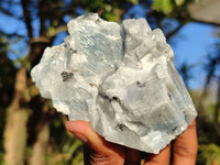 Natural New Sky Blue Calcite Specimens  x 12 From Namibia - Toprock Gemstones and Minerals 