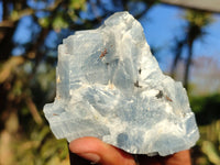 Natural New Sky Blue Calcite Specimens  x 12 From Namibia - Toprock Gemstones and Minerals 