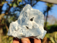 Natural New Sky Blue Calcite Specimens  x 12 From Namibia - Toprock Gemstones and Minerals 