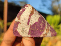 Polished Metallic Purpurite Free Forms With Matte Finish x 12 From Erongo, Namibia - Toprock Gemstones and Minerals 