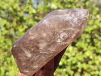 Polished Large Smokey Quartz Points  x 2 From Madagascar - Toprock Gemstones and Minerals 