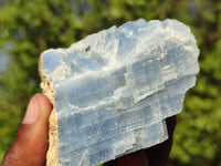 Natural New Sky Blue Calcite Specimens  x 12 From Spitzkop, Namibia - Toprock Gemstones and Minerals 