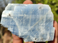 Natural New Sky Blue Calcite Specimens  x 12 From Spitzkop, Namibia - Toprock Gemstones and Minerals 