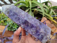 Polished Purple Lepidolite Points  x 2 From Madagascar