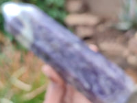 Polished Purple Lepidolite Points  x 2 From Madagascar