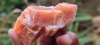 Natural New Sunset Orange Calcite Specimens  x 24 From Spitzkop, Namibia