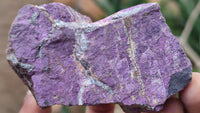 Natural Metallic Purpurite Cobbed Specimens x 12 From Erongo, Namibia