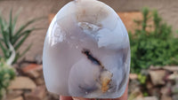 Polished Lovely Selection Of Agate Standing Free Forms  x 3 From Madagascar