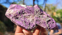 Natural Metallic Purpurite Cobbed Specimens x 12 From Erongo, Namibia