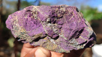 Natural Metallic Purpurite Cobbed Specimens x 12 From Erongo, Namibia