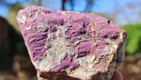 Natural Metallic Purpurite Cobbed Specimens x 12 From Erongo, Namibia