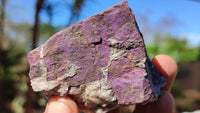 Natural Metallic Purpurite Cobbed Specimens x 12 From Erongo, Namibia