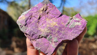 Natural Metallic Purpurite Cobbed Specimens x 12 From Erongo, Namibia