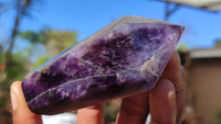 Natural Deep Purple Amethyst Points x 6 From Madagascar