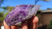 Natural Deep Purple Amethyst Points x 6 From Madagascar