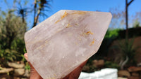 Polished Large Window Amethyst Crystal x 1 From Ankazobe, Madagascar