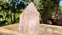 Polished Large Window Amethyst Crystal x 1 From Ankazobe, Madagascar