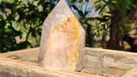 Polished Large Window Amethyst Crystal x 1 From Ankazobe, Madagascar