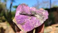 Natural Metallic Purpurite Cobbed Specimens x 12 From Erongo, Namibia