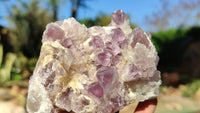 Natural Sugar Amethyst Clusters  x 4 From Solwezi, Zambia