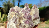 Natural Sugar Amethyst Clusters  x 4 From Solwezi, Zambia