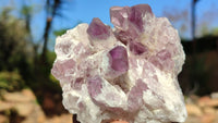 Natural Sugar Amethyst Clusters  x 4 From Solwezi, Zambia