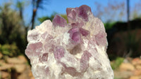 Natural Sugar Amethyst Clusters  x 4 From Solwezi, Zambia