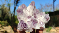 Natural Sugar Amethyst Clusters  x 4 From Solwezi, Zambia