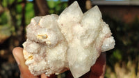 Natural White Spirit Quartz Clusters x 12 From Boekenhouthoek, South Africa