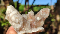 Natural White Spirit Quartz Clusters x 12 From Boekenhouthoek, South Africa