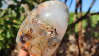 Polished Lovely Selection Of Agate Standing Free Forms  x 4 From Madagascar