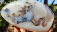 Polished Lovely Selection Of Agate Standing Free Forms  x 4 From Madagascar