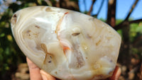 Polished Lovely Selection Of Agate Standing Free Forms  x 4 From Madagascar