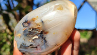 Polished Lovely Selection Of Agate Standing Free Forms  x 4 From Madagascar