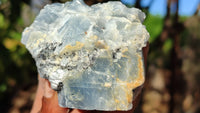 Natural New Sky Blue Calcite Specimens  x 24 From Spitzkop, Namibia