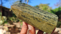 Polished Banded Green Fuchsite Quartz Points  x 6 From Madagascar