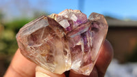 Natural Window Amethyst Crystal Specimens  x 12 From Chiredzi, Zimbabwe